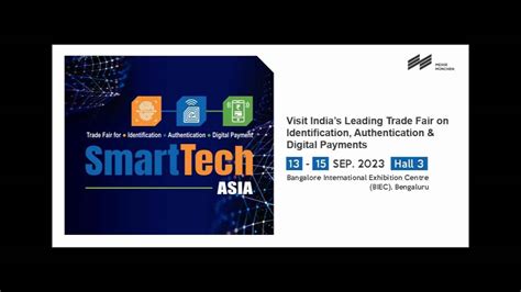 smart card expo 2023|SmartTech Asia (Sep 2023), Bengaluru India .